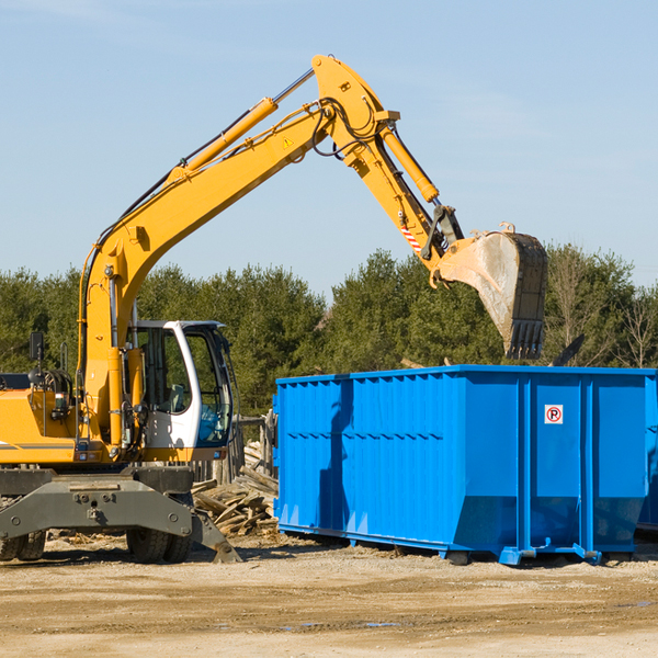 what happens if the residential dumpster is damaged or stolen during rental in Blue Hill ME